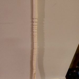 Carved Willow Walking Stick