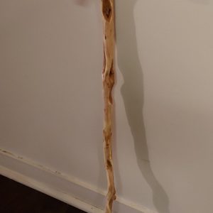 Carved Willow Walking Stick