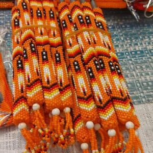 Orange Beaded Pen